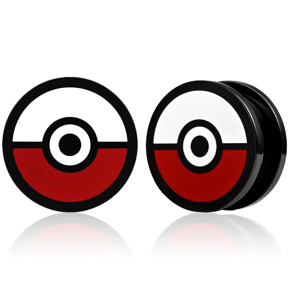 Rood en witte Pokéball oor spreider.
