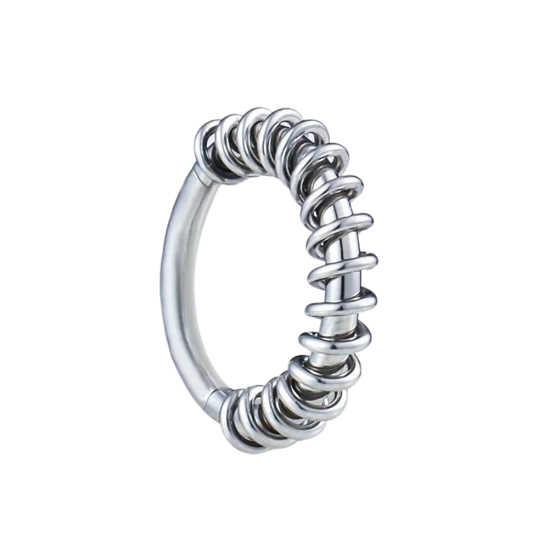 Moderne spiraalvormige metalen piercing