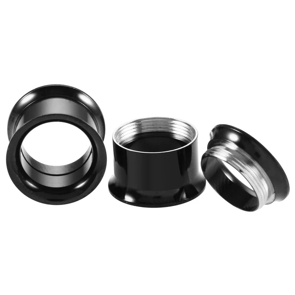Piercing tunnel met zachte randen, minimalistische stijl en comfort de hele dag door