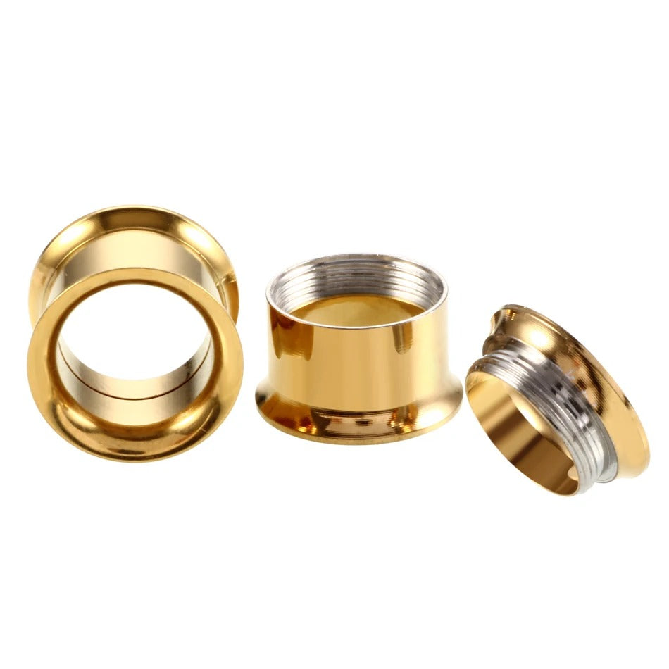Elegante metalen tunnel met afgeronde randen voor comfortabel dragen